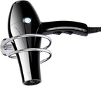 Hair Dryer Holder Hair Dryer Rack blower holder Wall Mounted Stainless Steel Shelf Storage For Bathroom Walls