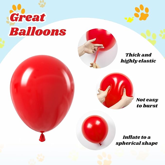 60pcs 12inch Dog Balloons, Royal Blue, Light Blue - Image 3
