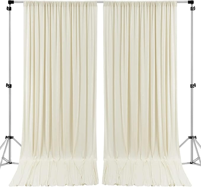 AK Trading CO. 10 feet x 10 feet IFR Polyester Backdrop Drapes Curtains Panels by Fabrics%7CEventDecor%7CCrafts%7CUpholsteryFoam