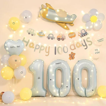 40 Inch Matte Blue 0 Number Balloons Light Blue Number 0 Foil Balloon Mylar - Image 5