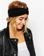 DRESHOW 8 Pack Headbands for Women Yoga Knotted Headbands Elastic Criss Cross Hair Accessories Sports Head Wrap Non Slip