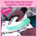 Heat‑Resistant Gloves–Silicone‑Grip Protection for Hair Styling, Curling & Flat Iron, Heat Press, Sublimation–Universal Fit