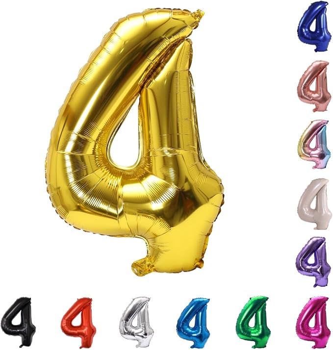 YPSelected 32 Inch Large Foil Helium Number Balloon Birthday Wedding Party 0-9 by YPSelected