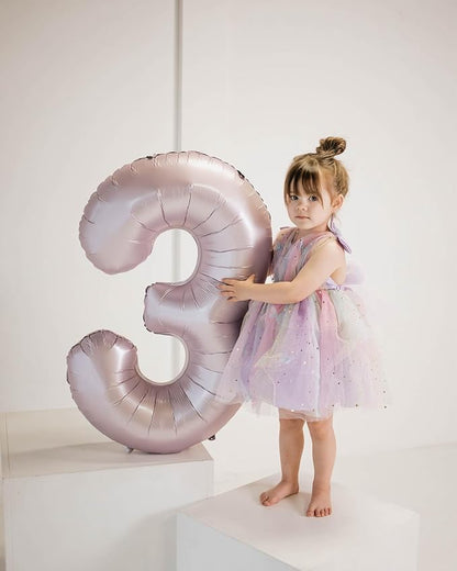 Lilac Number 3 Balloon 40 Inch - Image 3