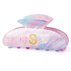 Christmas Gifts for Teenage Girls Birthday Gift for Girls Cute Hair Clips Initial Claw Teacher Gifts for 3 4 5 6 7 8 9 10 11 12 13 Year Old Girl Christmas Gift for Women - Lavender,S