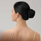 Teenitor Invisible Elastic Hair Nets with Bobby Pins for Ballerina Buns - 40 Black Nets (12, 20, 28 Inch) and 80 Pins