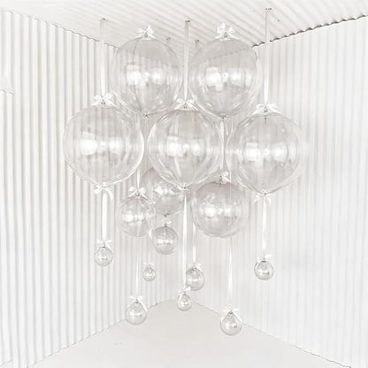13pcs Bobo 4D Balloons 22" 18" 13" 4D Clear Ball Balloon Bobo Balloons - Image 3