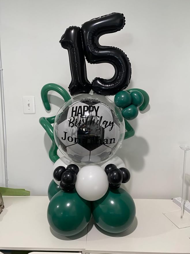 Number Balloon 40 Inch Black Number 5 - Image 3