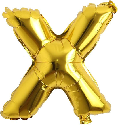 16" Alphabet Letter and Number Balloons Set Package, Aluminum Hanging Foil Film by RUIANSI
