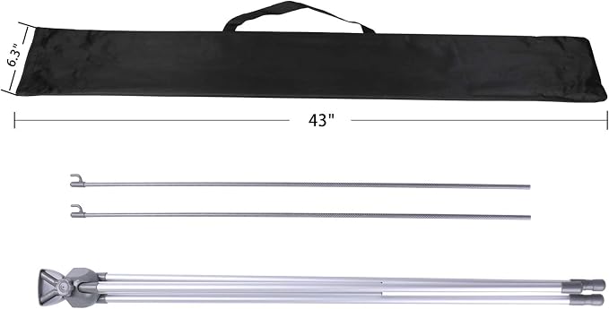 Adjustable X Banner Stand, Fits 23 to 32 Inch Wide and 63 to 78 Inch Tall - Image 7