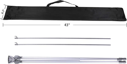 Adjustable X Banner Stand, Fits 23 to 32 Inch Wide and 63 to 78 Inch Tall - Image 7