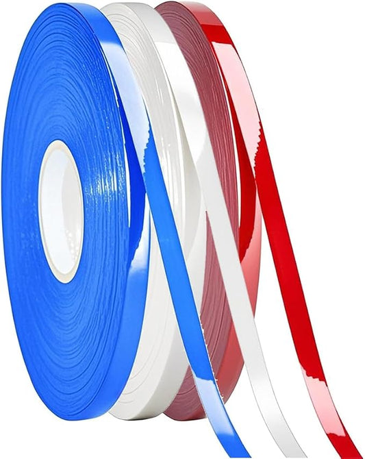 3 Rolls Patriotic Ribbon, 4th of July Curling Ribbon by PendantofLuck