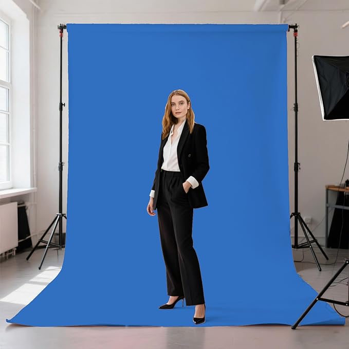 Royal Blue Photography Backdrop - Image 2