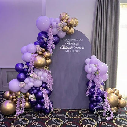 Purple Balloon Garland Arch Kit - Image 6