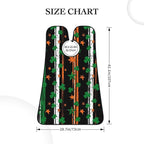 Beard Grooming Cape, Waterproof Hair Catcher for Shaving Trimming, Non-Stick Bib Apron Gifts for Dad Men, St Patricks Day Shamrock Clover Irish American Flag Shave Bib