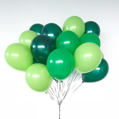 Togvu Green Balloons, 60 Packs 12 Inch Different Shades Dark Emerald Lime - Image 7