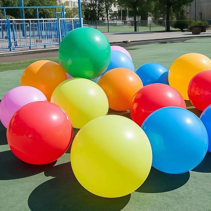 36 Pack 24 Inch Balloons Large Assorted Color Rainbow Latex Big Balloon 12 - Image 6