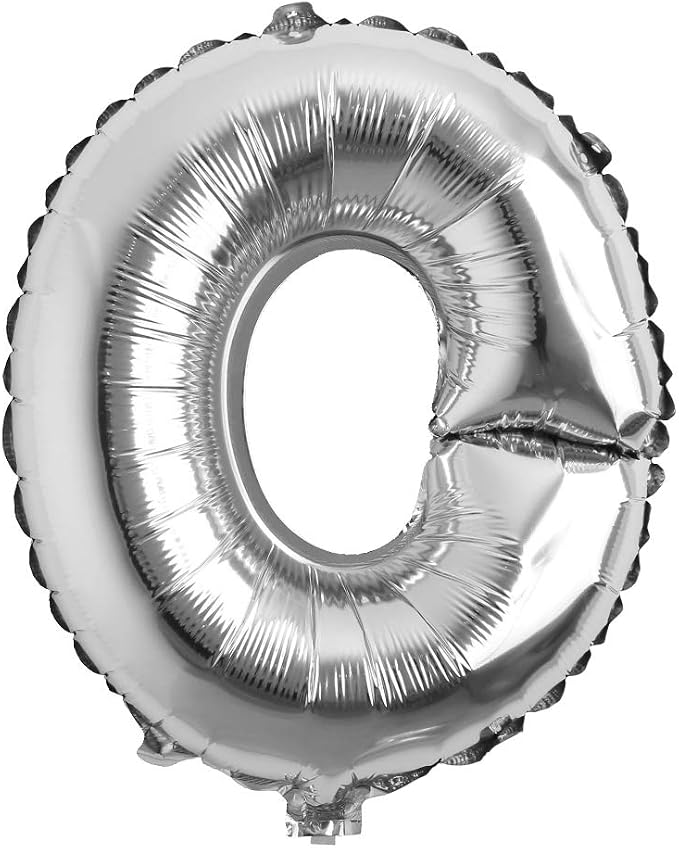 32 inch Letter Balloons Silver Alphabet Number Balloons Foil Mylar Party by REIANS