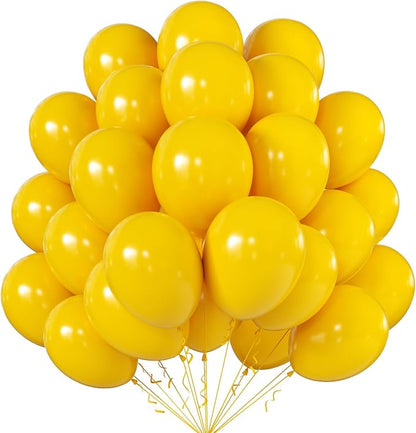 10 Inch Lemon Yellow Balloons by KALOR