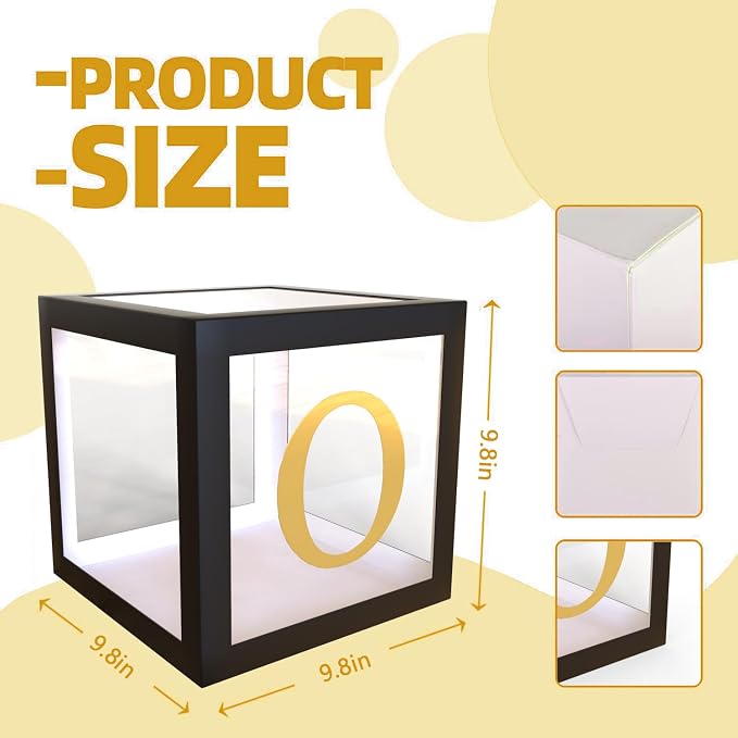 Two Balloon Boxes for Party Decorations 3 Pcs Second Birthday Balloon - Image 5