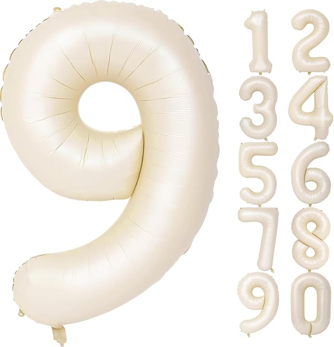 Number Balloons for Birthday Decorations by United-UnicornsParty