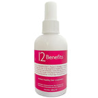 12 Benefits Leave-In Conditioner Spray – Instant Healthy Hair Treatment, Anti-Frizz, Detangles, Strengthens & Repairs, Heat Protection with Quaternium 39 & Silk Fibre Protein, 6 Fl Oz