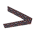 Men Women Sports Sweat Bands, Boho Style Elastic Hair Band for Running Travel Spa, Novelty Space Galaxy Ice Cream Cake Black Headdress Head Accessories