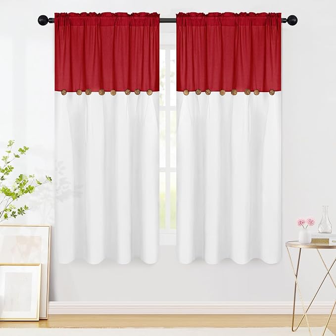 Farmhouse Cotton Linen Curtains - Image 6