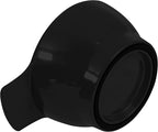 Melamine Hair Dye Mixing Bowls - 2 Black Modern Bowls with Handle - 350ml Capacity - Durable & Lightweight
