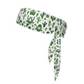 Men Women Beauty Skinny Sports Sweat Band Hand Decor for Running Travel Spa, Long Boho Style Floral Cactus Hair Band Headdress