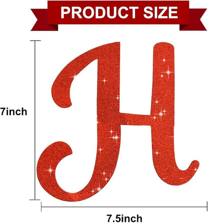 BEISHIDA Glitter Red Happy Birthday Banner Party Decoration NO DIY, 10Feet | - Image 3