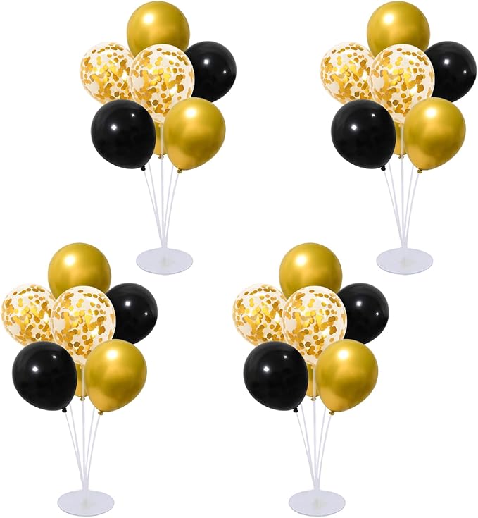 4 Set Balloon Stand Kit for Table Centerpieces by LOBUBT