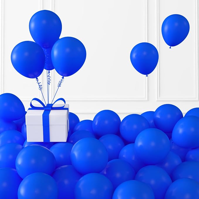 Retro Dark Blue Balloons, Birthday Decoration, Wedding Party, Baby Shower by KALOR