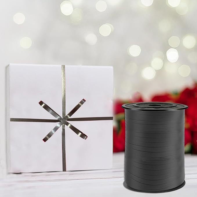 500 Yard Black Curling Ribbon for Birthday Party Festival Decoration and Crafts - Image 6