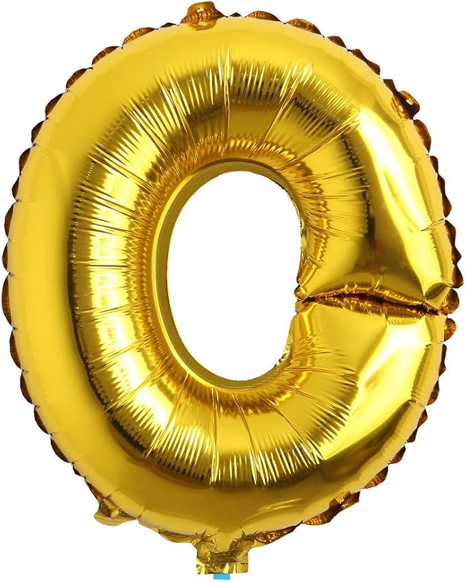 16" Alphabet Letter and Number Balloons Set Package, Aluminum Hanging Foil Film by RUIANSI
