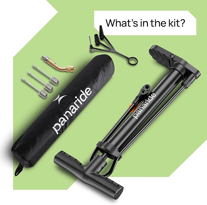Bike Pump Floor, Advanced Bike Tire Inflator, Bicycle Hand Air Pump - Image 5