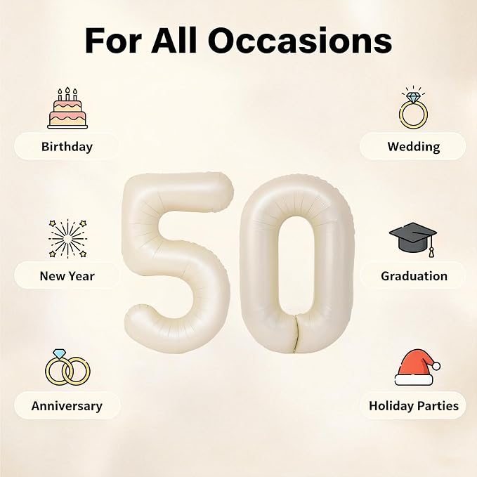Number Balloons for Birthday Decorations - Image 5