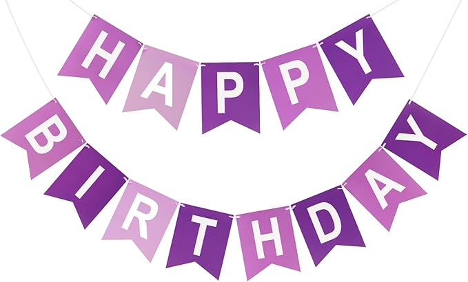 Happy Birthday Banner Birthday Party Banner NO DIY Happy Birthday Sign | by KINGLAKEGARDEN