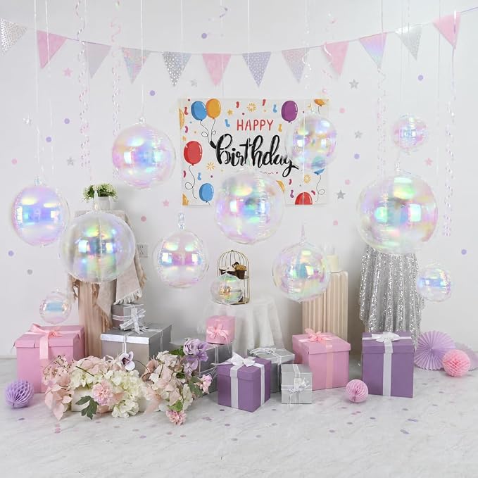 Iridescent Round Foil Balloons - Image 6