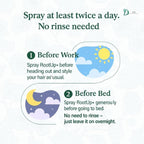 [THY rootup+] Botanical Hair Tonic – Herbal Scalp Spray for Fuller-Looking Hair | Non-Greasy Formula with Korean Plant-Based Formula | For Men & Women |250 ml / 8.45 fl oz
