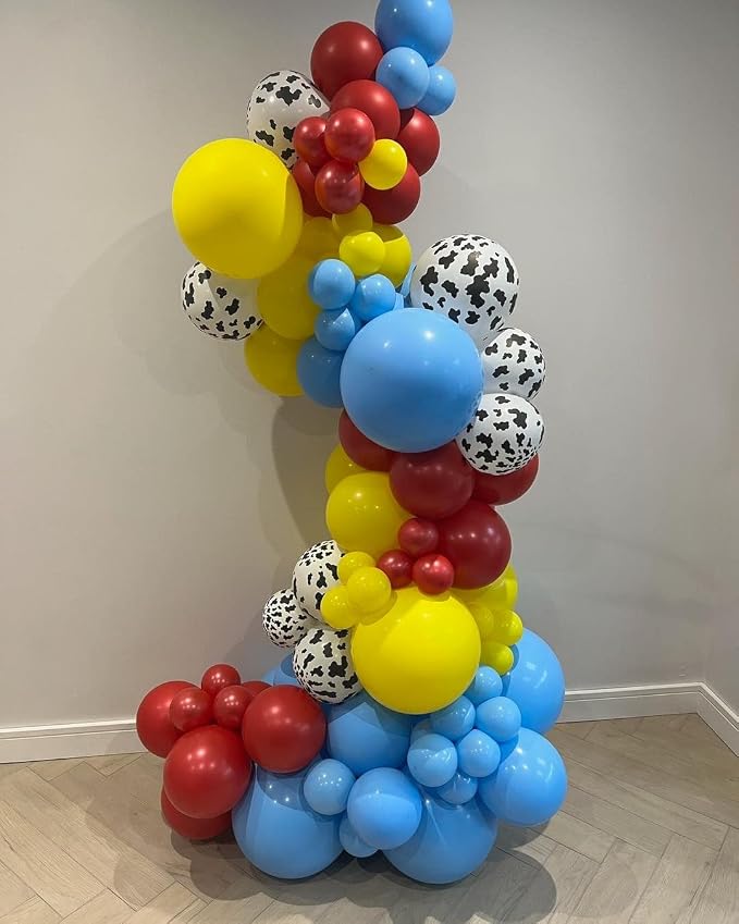 Blue Red Yellow Balloons - Image 3