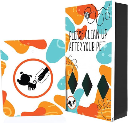 Zero Waste USA - DISPENSE-ART Roll Bag Dispenser & Sign - Abstract Paw | by ZEROWASTEUSA