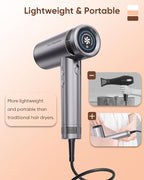 Hair Dryer, Fast Drying and Ionic Technology for Frizz Control and Shiny Hair, Lightweight & Quiet, Salon-Perfect Results at Home