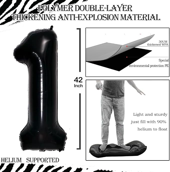 Number 18 Balloons for 18th Birthday Sweet 18 Party Decorations, 42 Inch Jumbo - Image 2