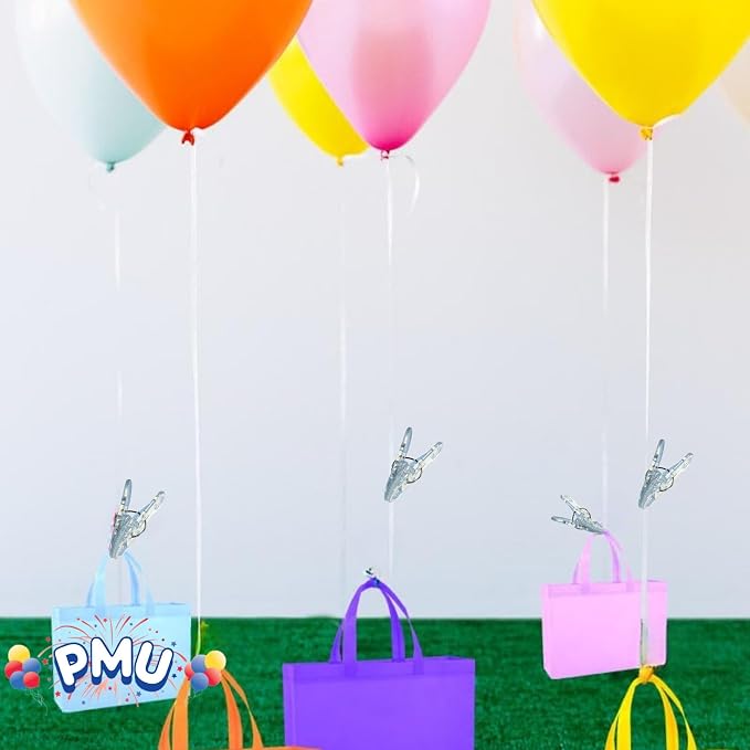 PMU Bubble/Balloon 30 gram Clip-n-Weight Clear Plastic Balloon Weights Pkg/1 - Image 4