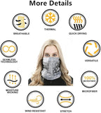 Neck Gaiter Headband Headwear Head Wrap Face Mask Magic Scarf Bandana for Men and Women