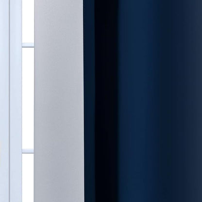 Yakamok Ombre Curtains Blue and Greyish White - Image 7