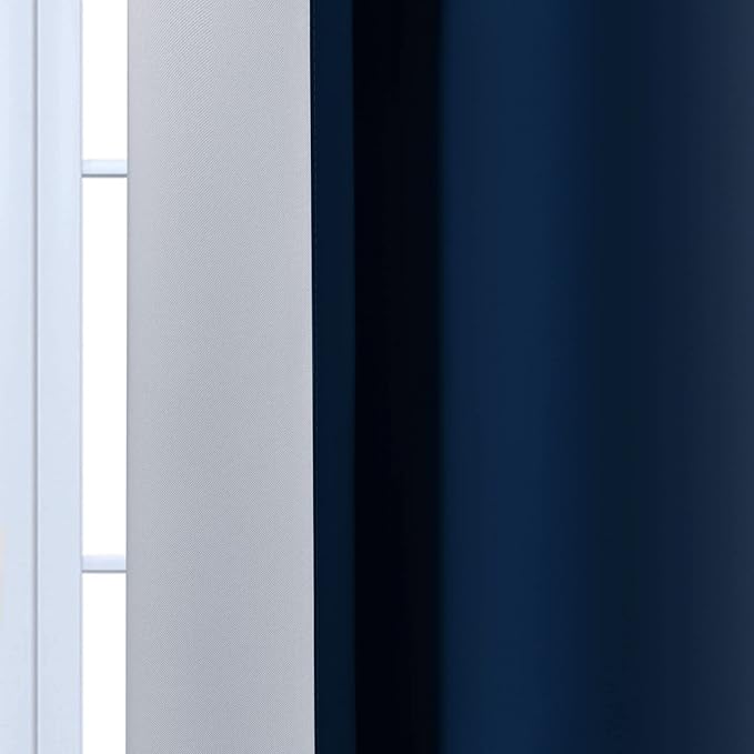 Yakamok Ombre Curtains Blue and Greyish White - Image 4