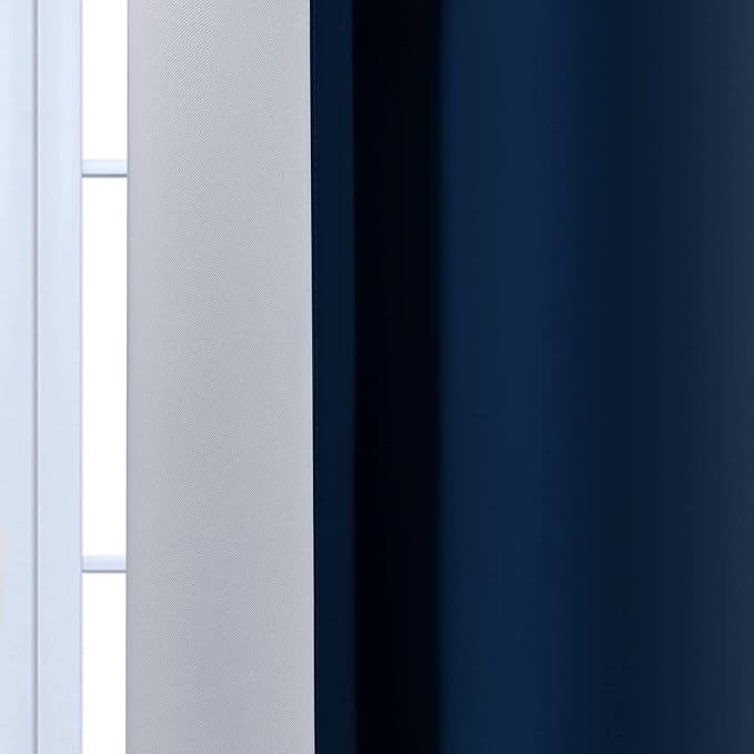Yakamok Ombre Curtains Blue and Greyish White - Image 5