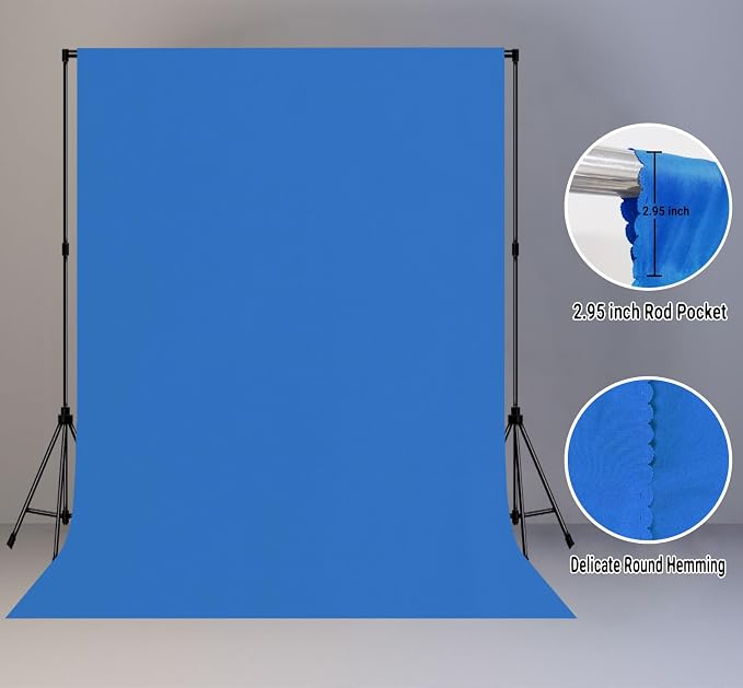 Royal Blue Photography Backdrop - Image 6
